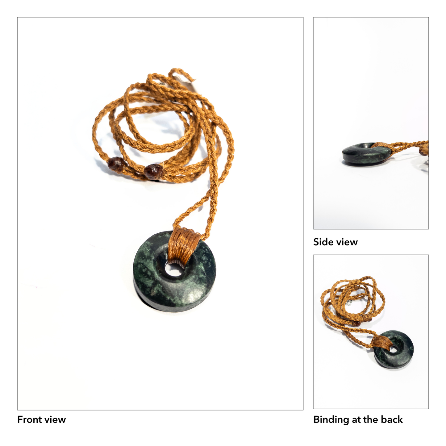 New Zealand Pounamu Circle of Life Pendant (Extra Small Size)