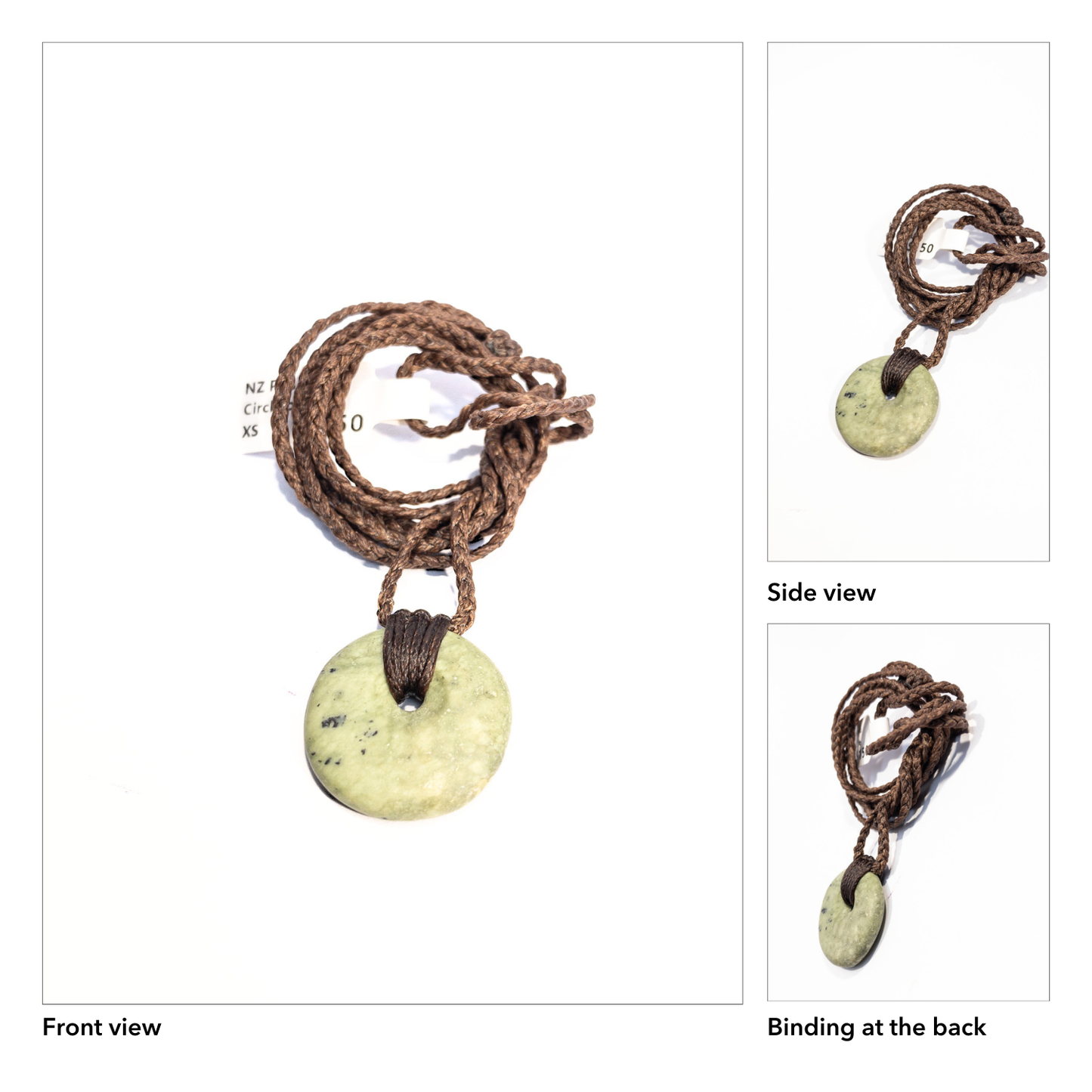 New Zealand Pounamu Circle of Life Pendant (Extra Small Size)
