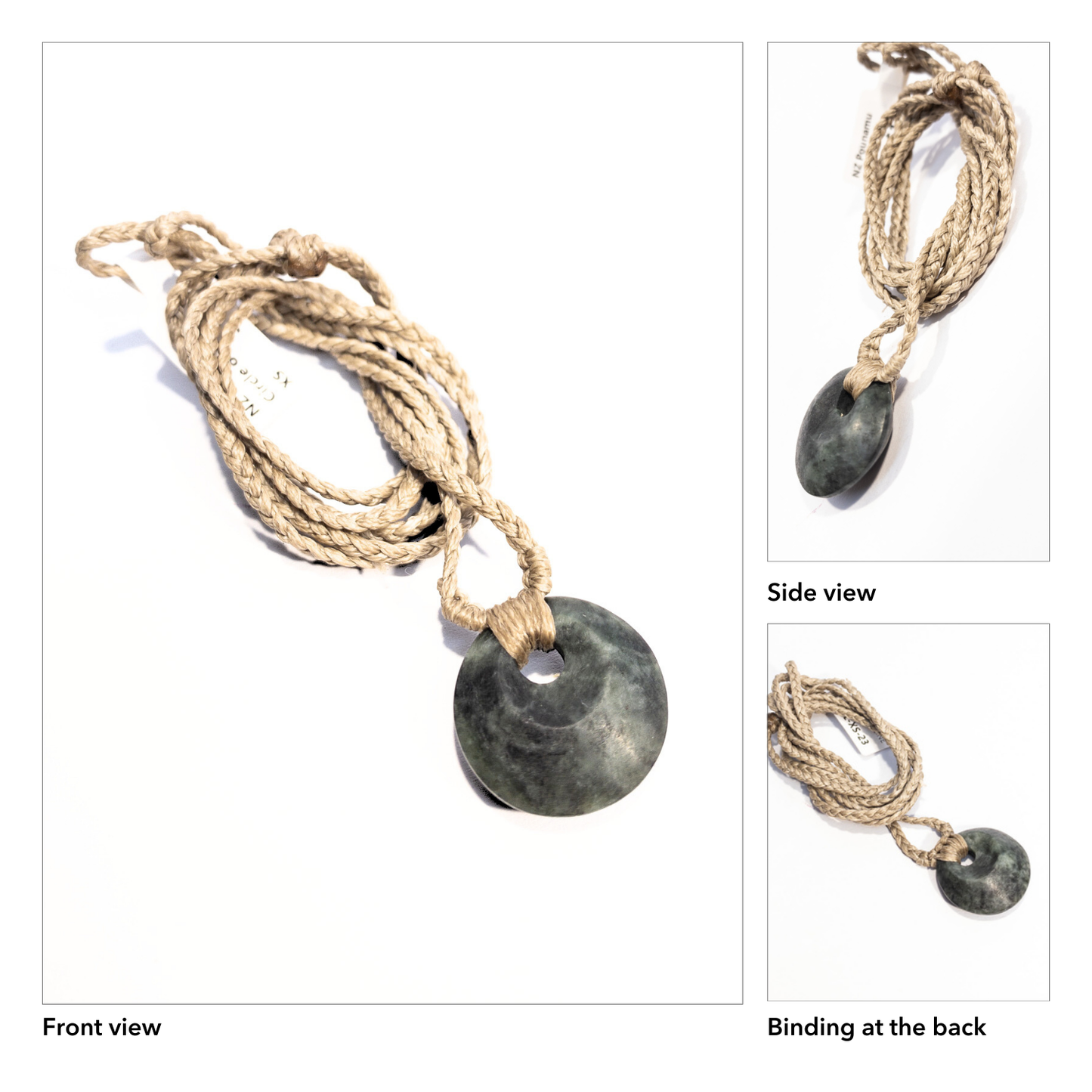 New Zealand Pounamu Circle of Life Pendant (Extra Small Size)