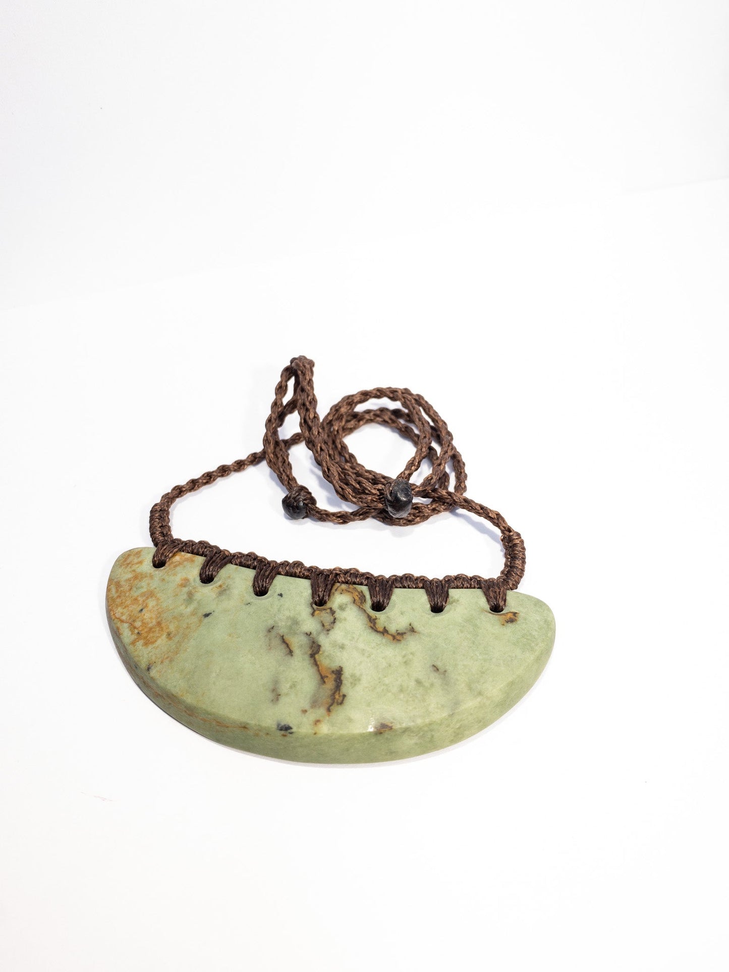 New Zealand Kokopu Pounamu Breastplate (Large)