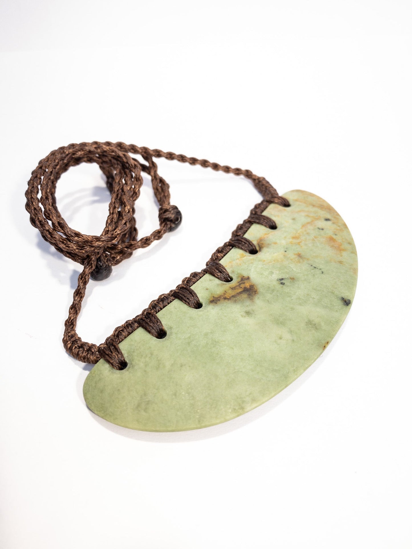 New Zealand Kokopu Pounamu Breastplate (Large)