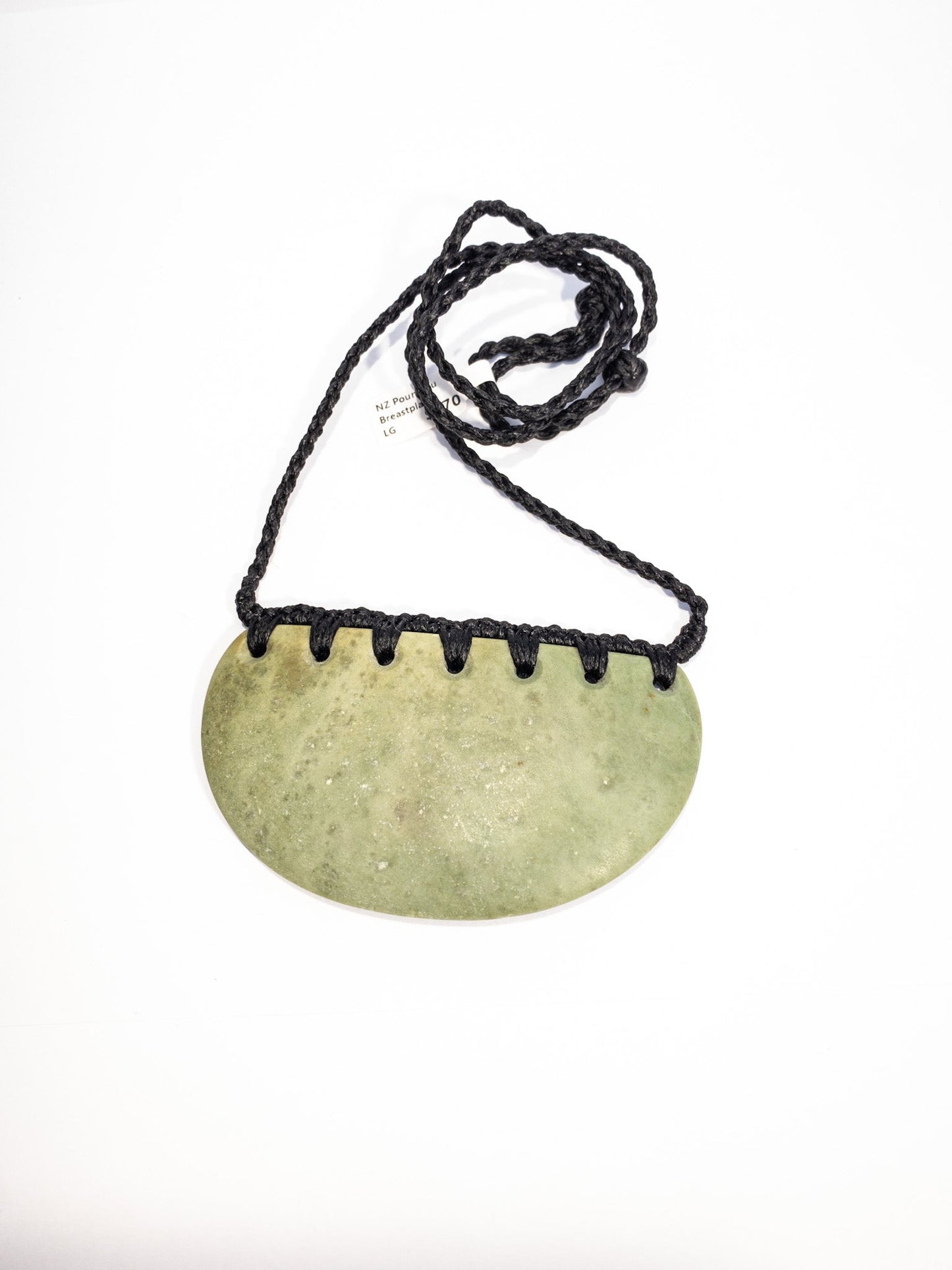 New Zealand Kokopu Pounamu Breastplate (Large)
