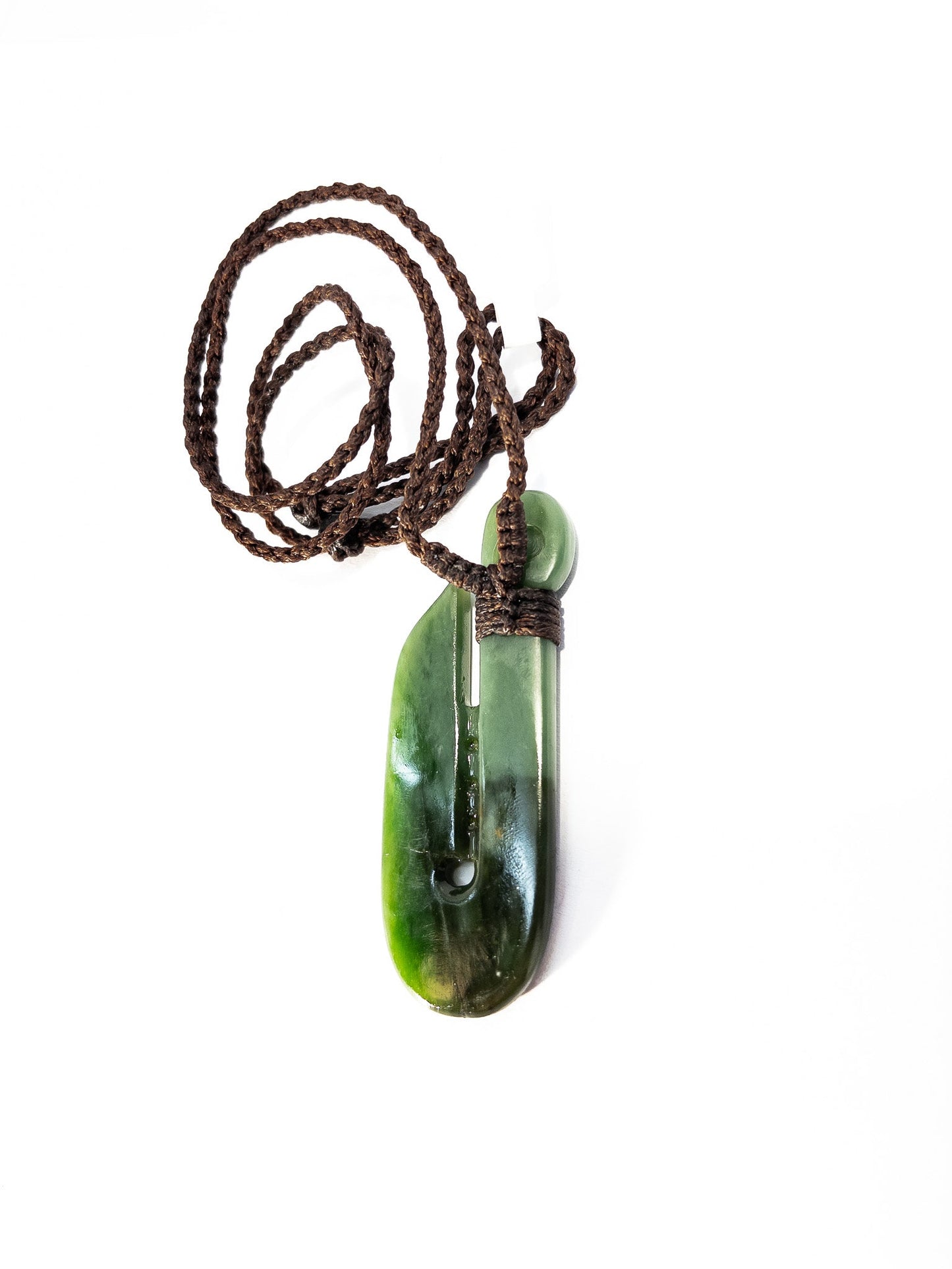 New Zealand Pounamu Fish hook Kahurangi/Raukaraka (Medium)