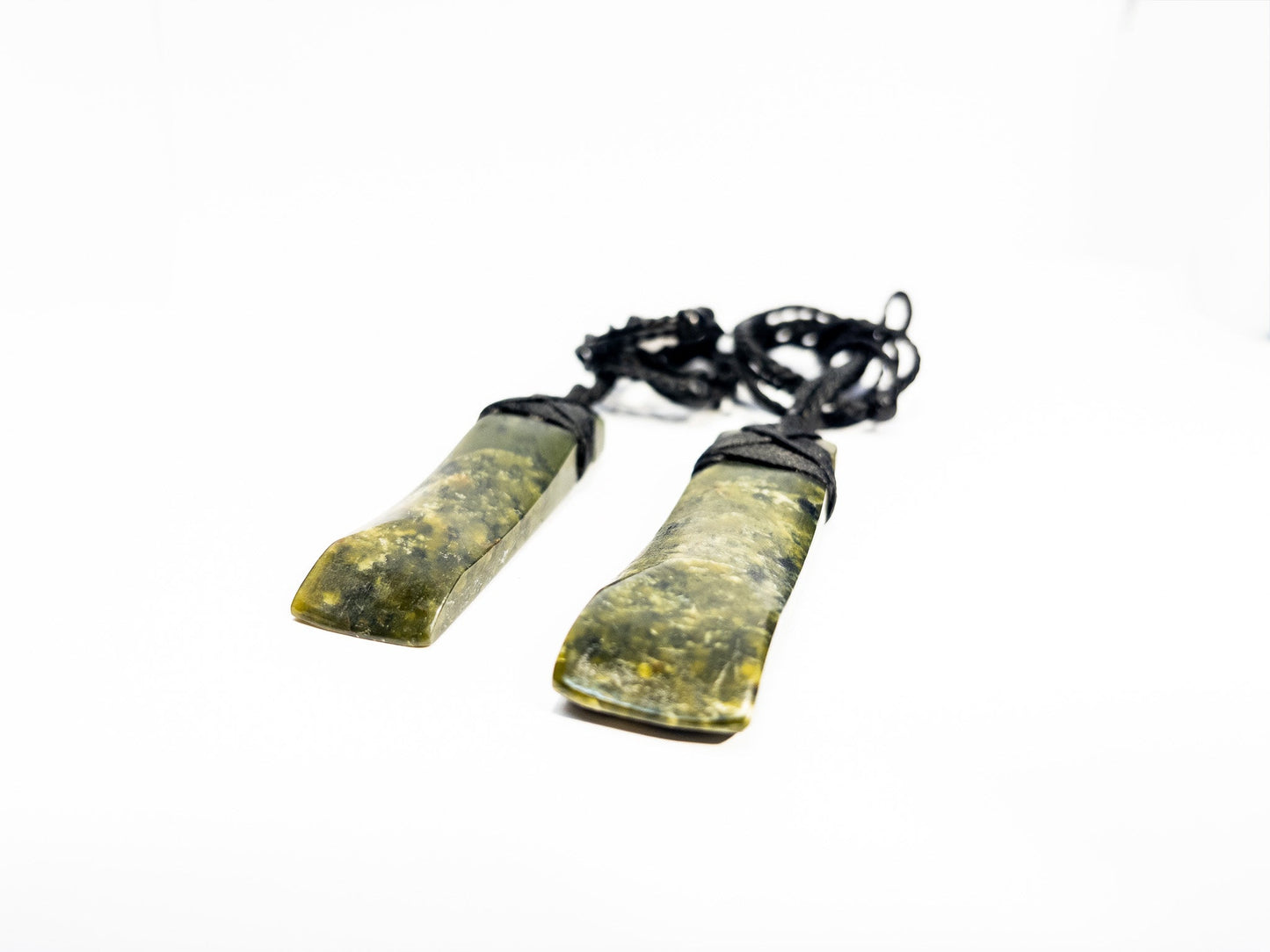 Large New Zealand Pounamu Hei Toki Twin Set