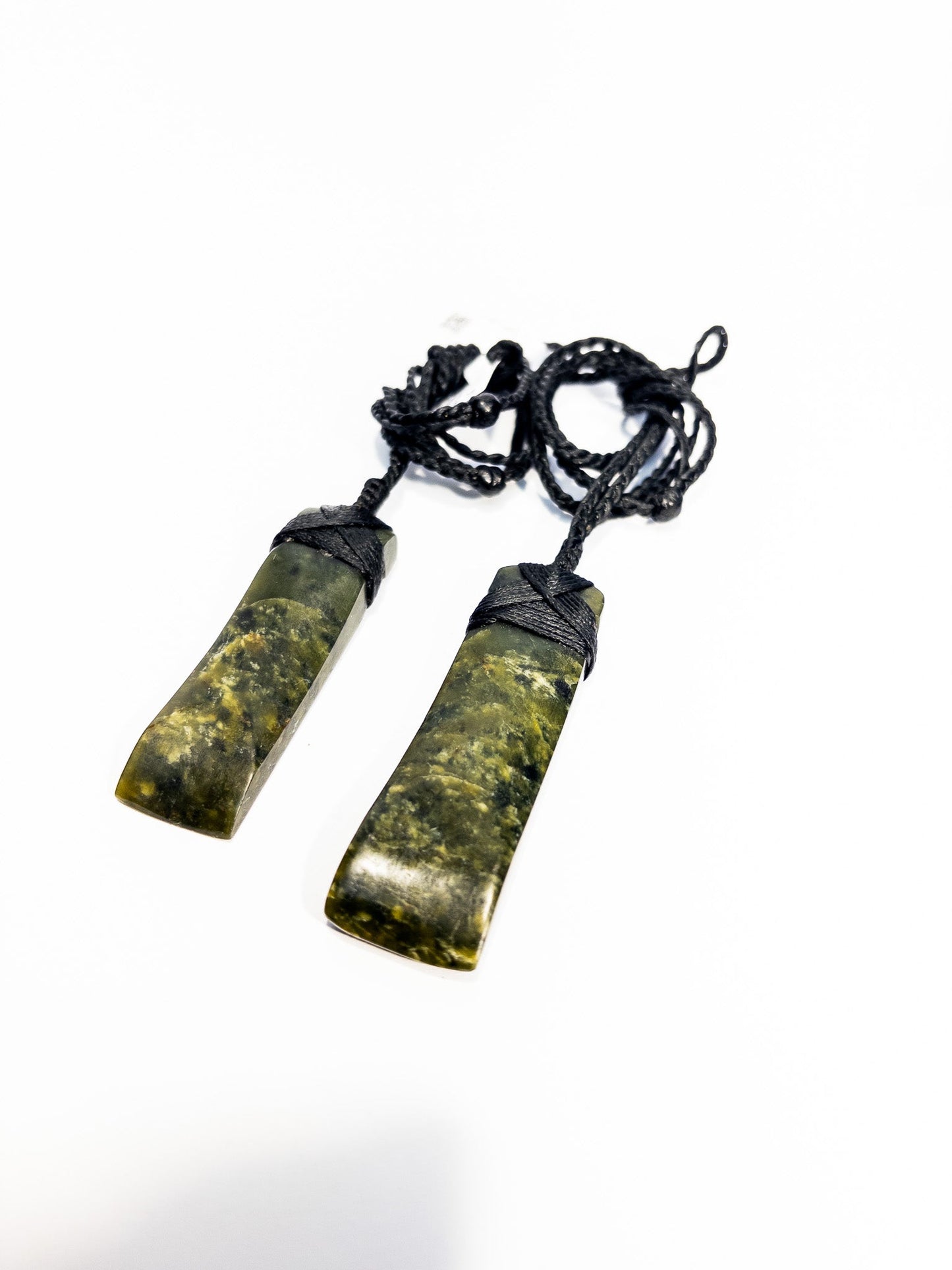 Large New Zealand Pounamu Hei Toki Twin Set