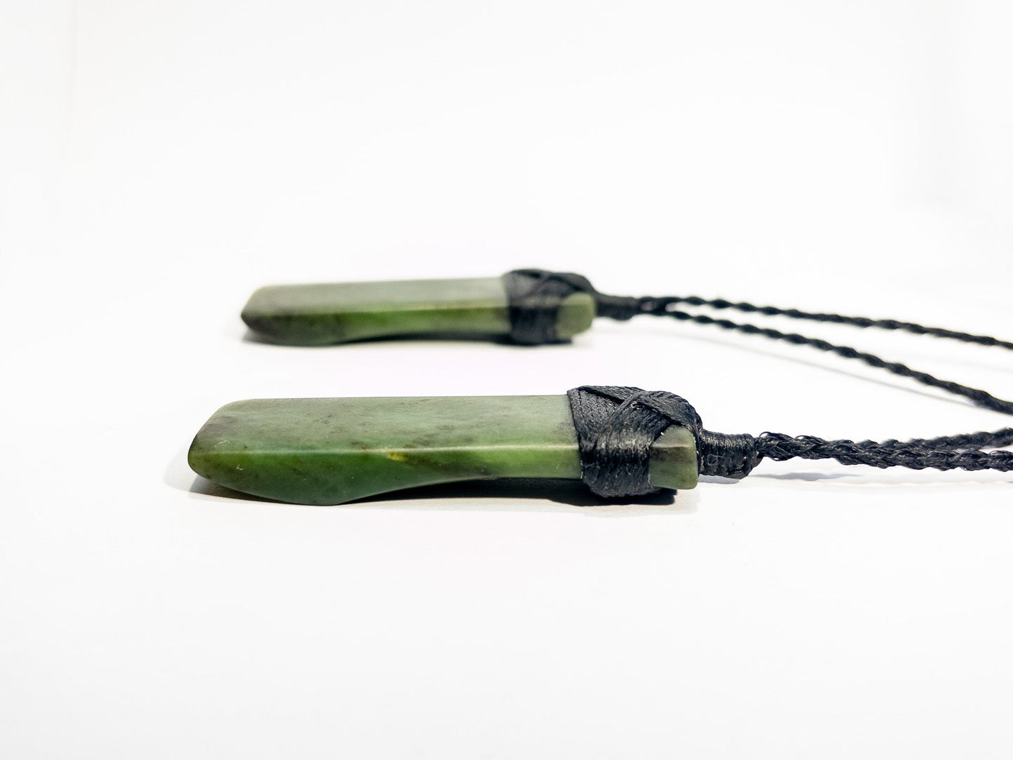 Large New Zealand Pounamu Hei Toki Twin Set