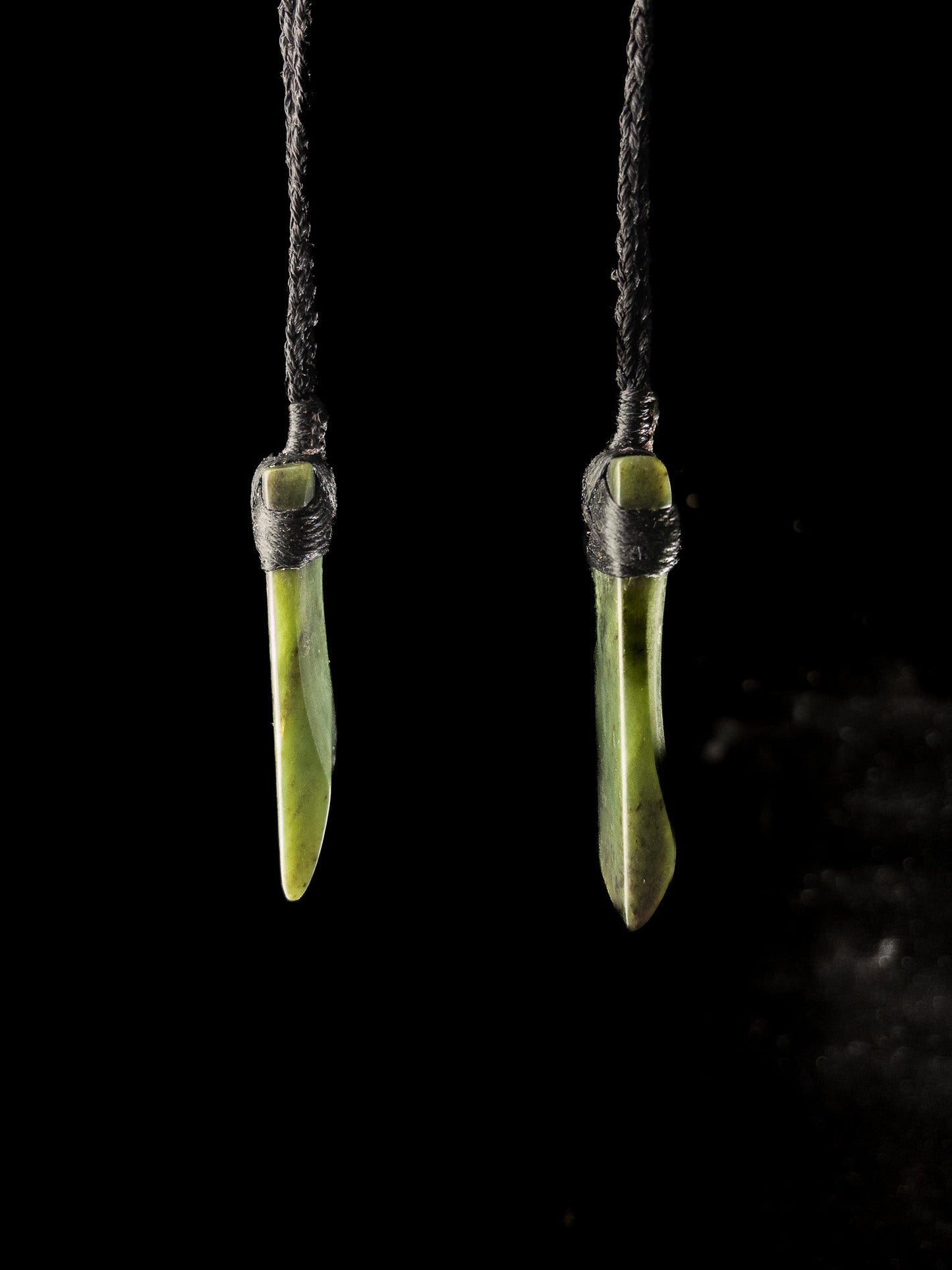 Large New Zealand Pounamu Hei Toki Twin Set