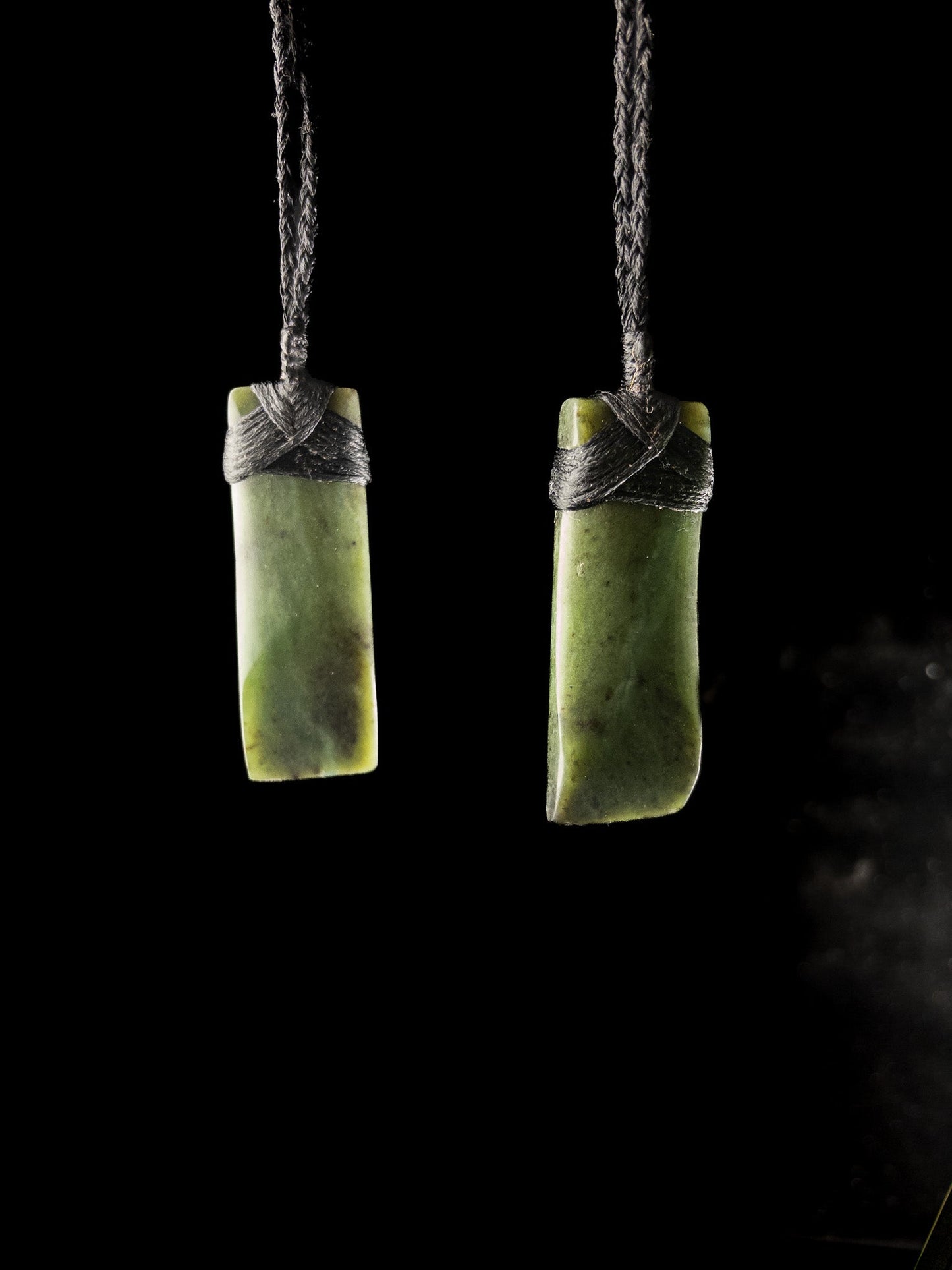 Large New Zealand Pounamu Hei Toki Twin Set