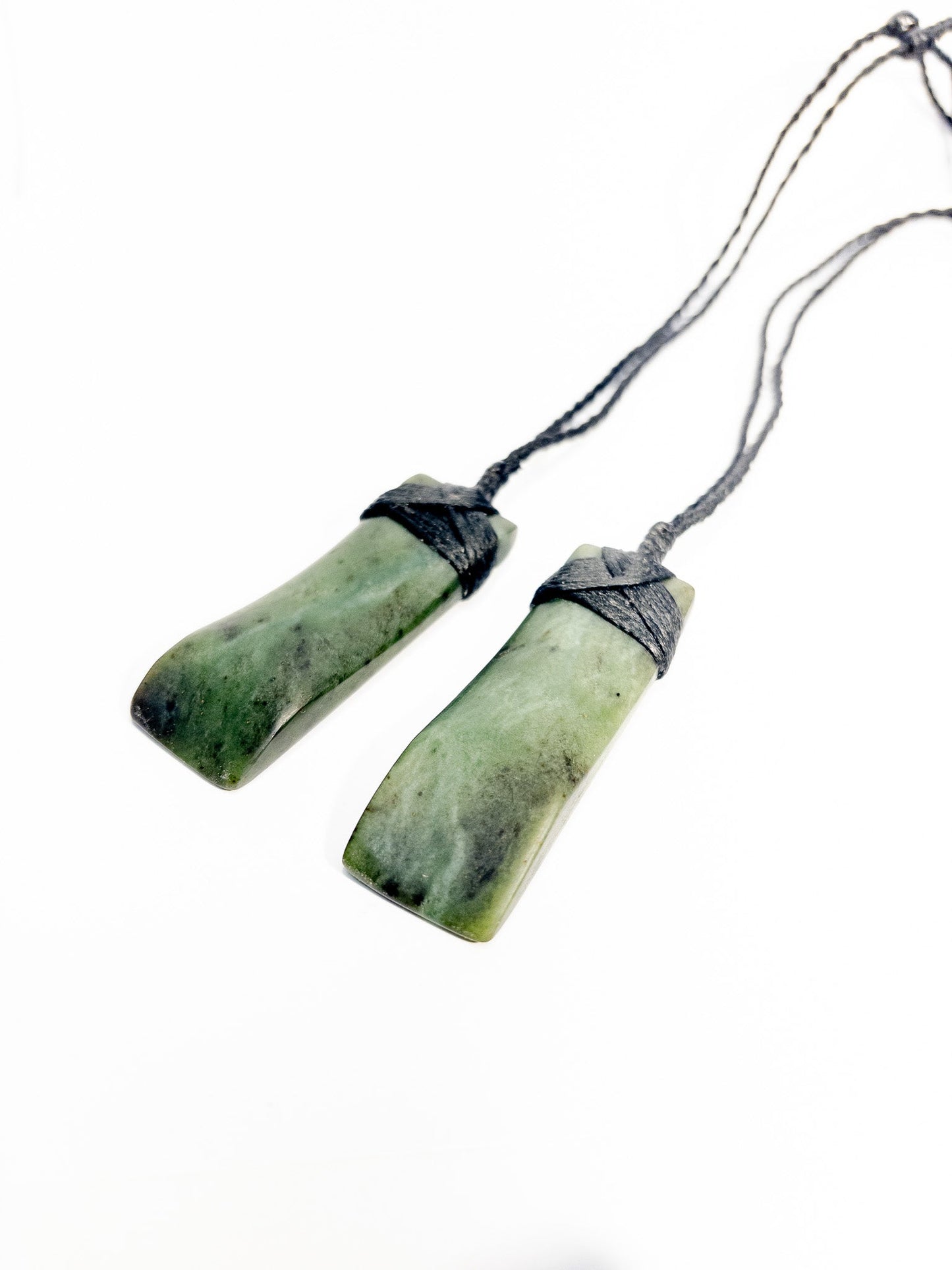 Large New Zealand Pounamu Hei Toki Twin Set