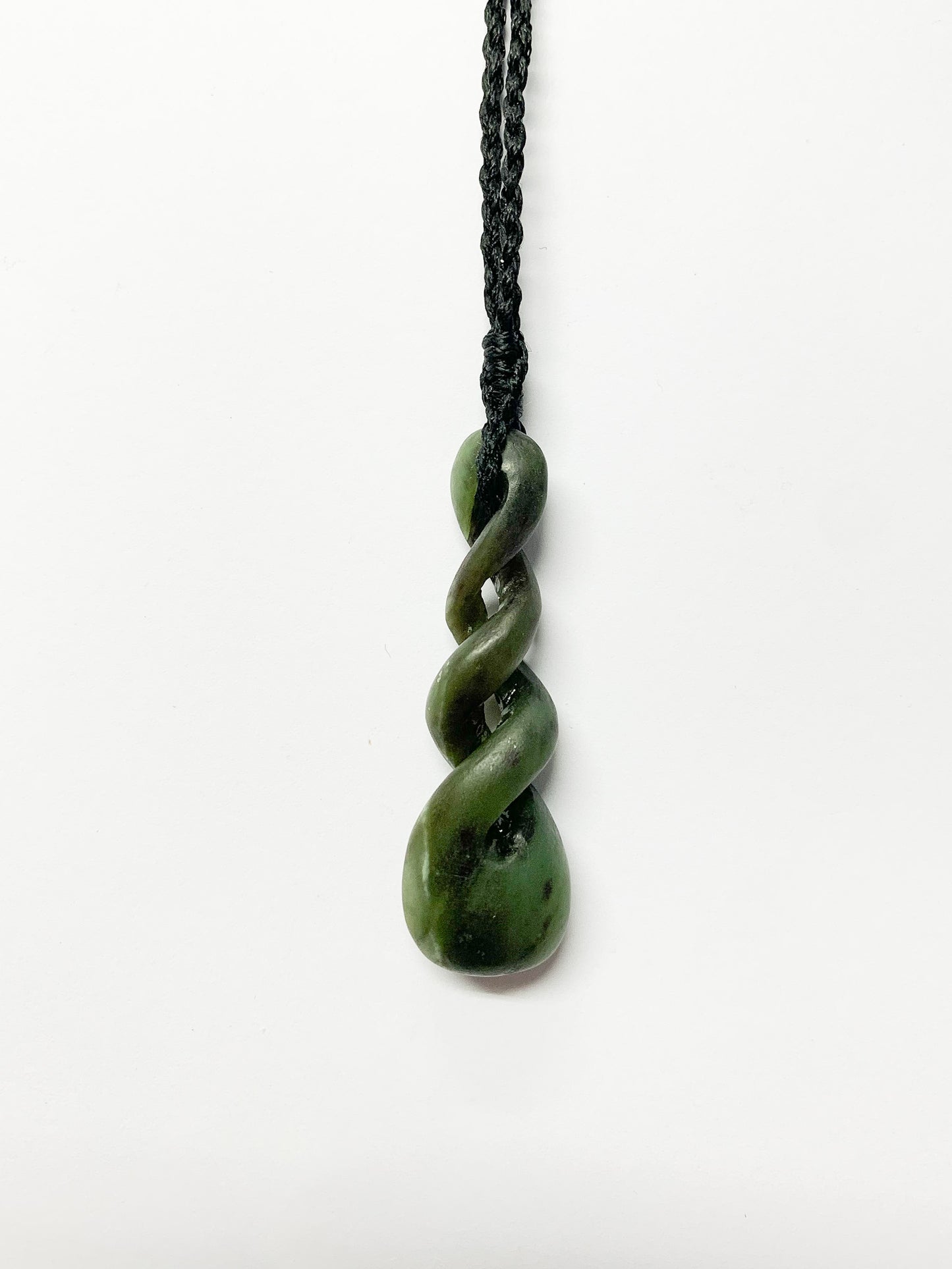 Four twist Pikorua Kawakawa Pounamu New Zealand Greenstone