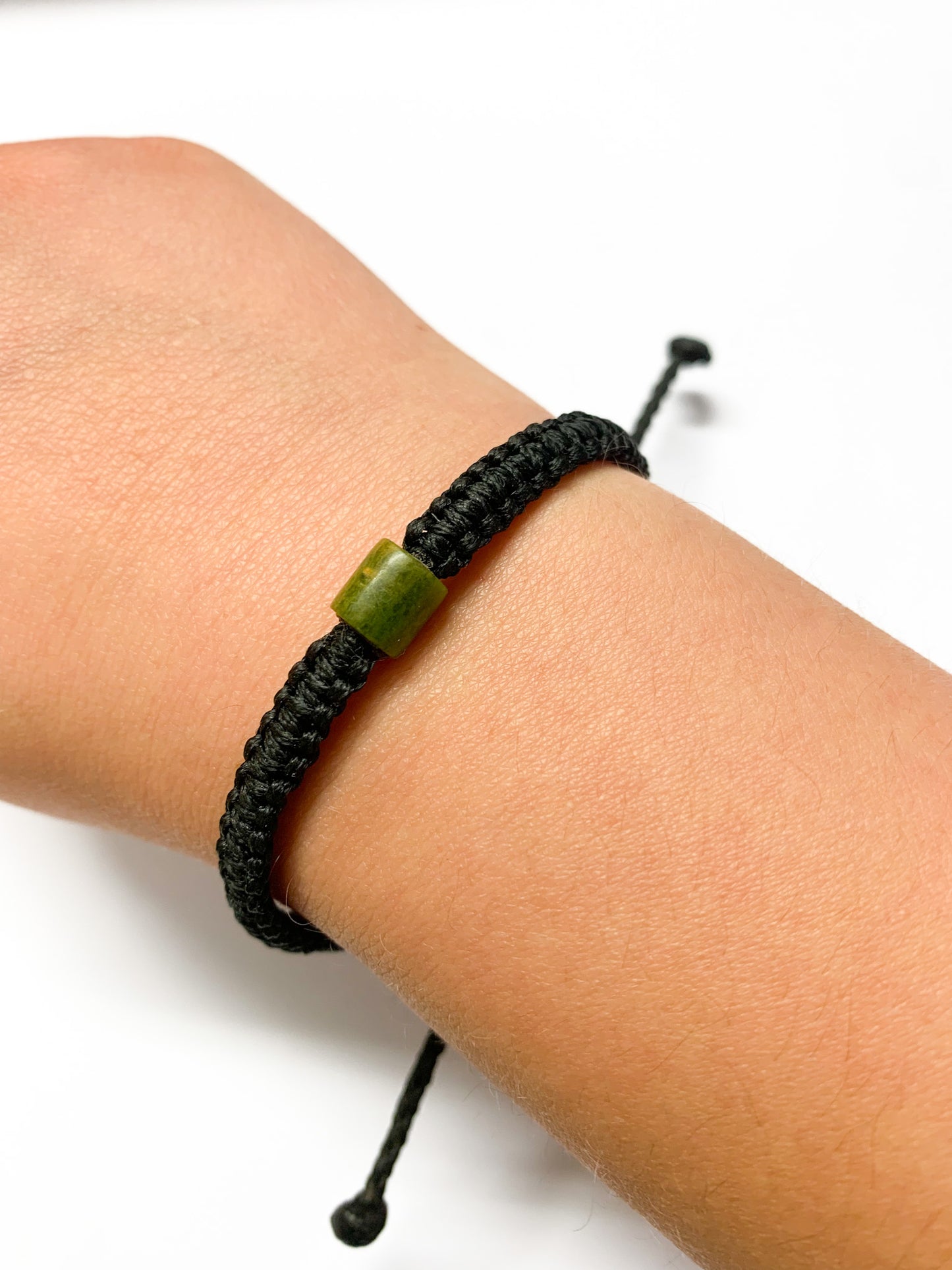 Adjustable Woven Pounamu Bracelet New Zealand Greenstone
