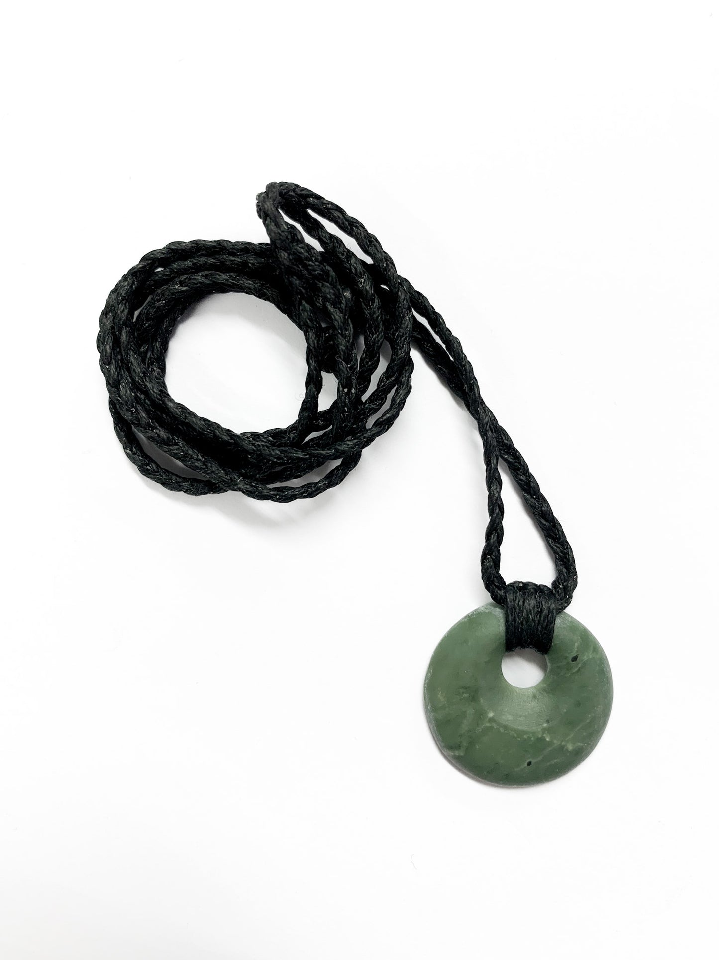 Mini Raukaraka Porowhita Pendant New Zealand Greenstone