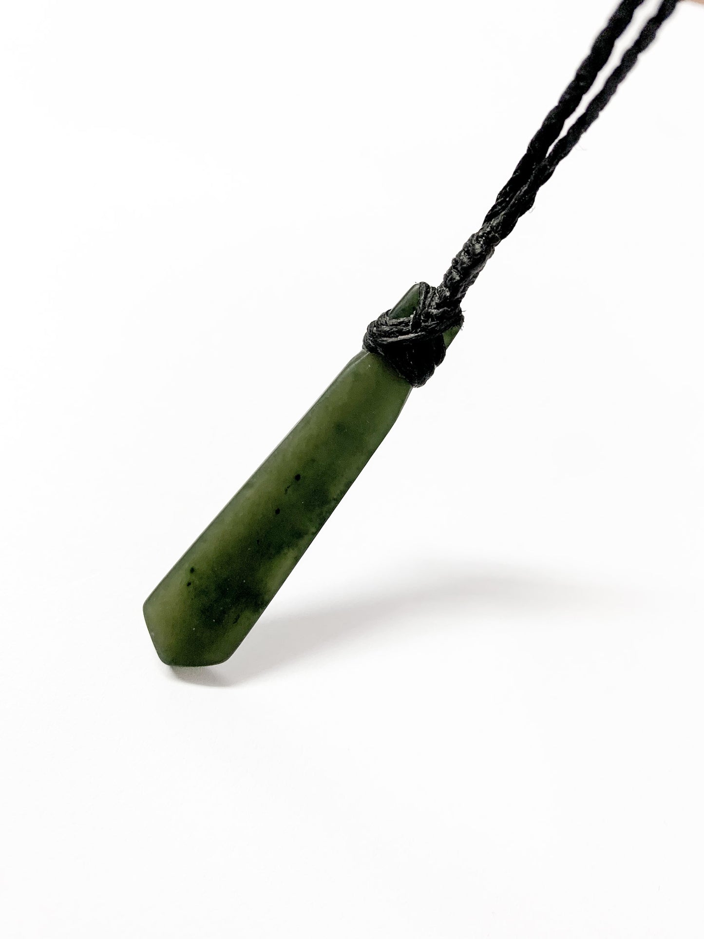 Small Hei Toki Tie Pounamu Pendant New Zealand Greenstone