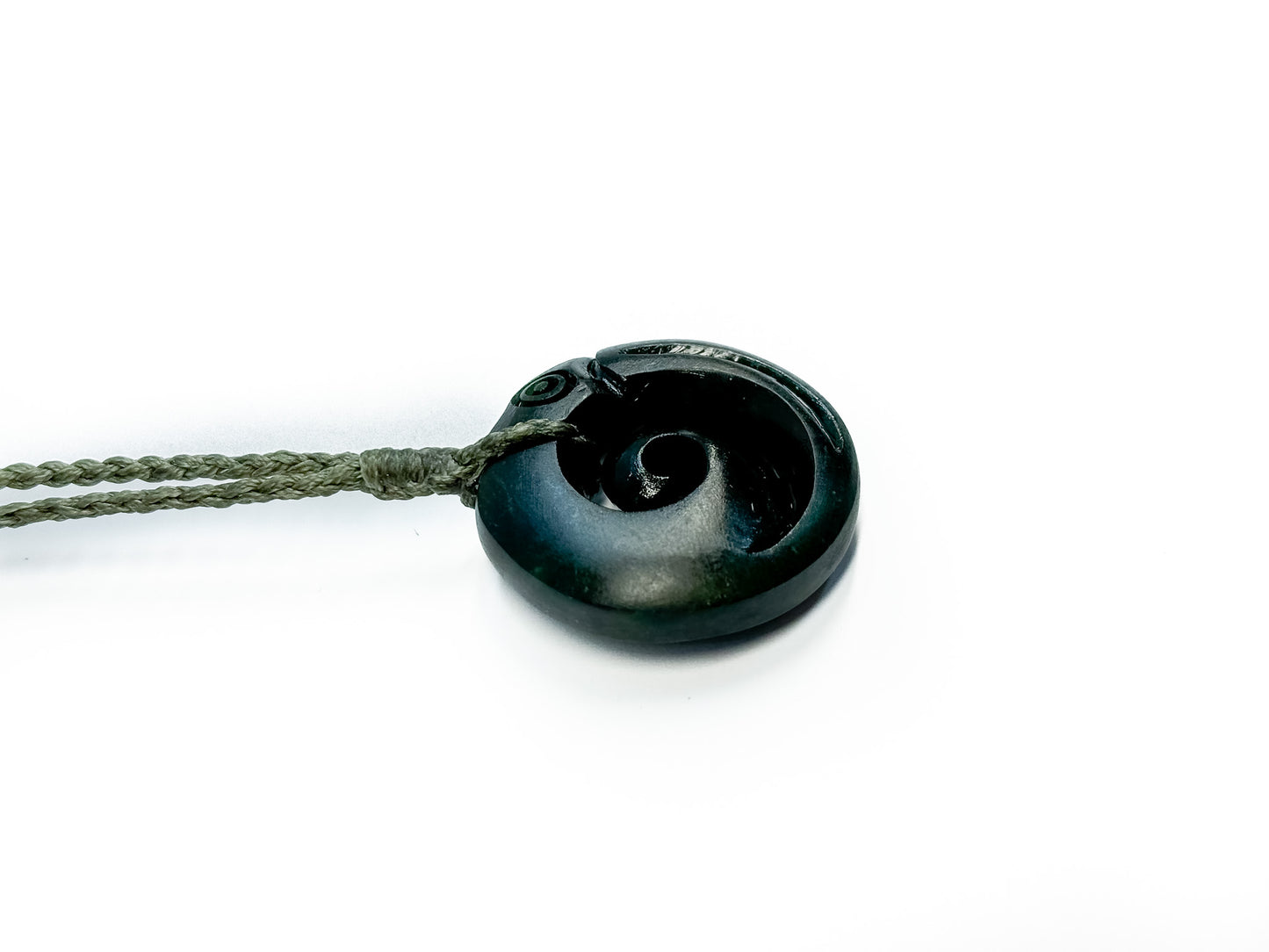 Medium Koropepe Pounamu Pendant