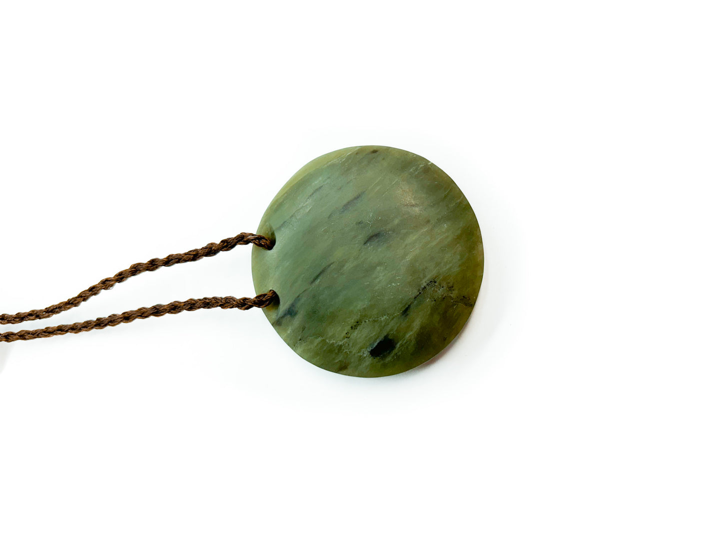 Kawakawa Pounamu Koru Pendant Large