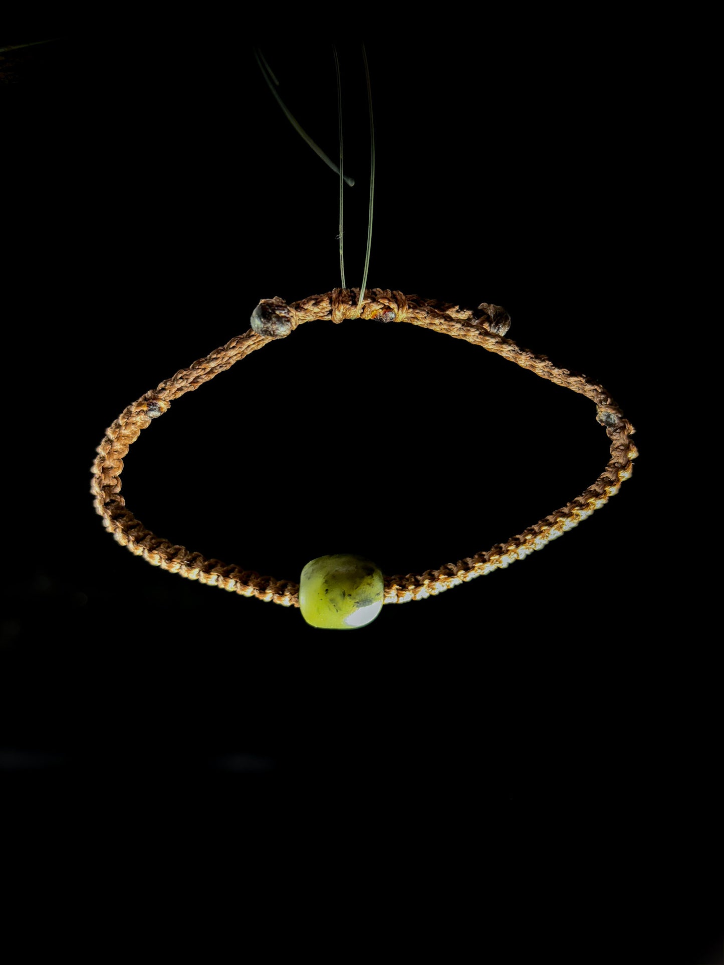 New Zealand Greenstone Bead Bracelet (Medium)
