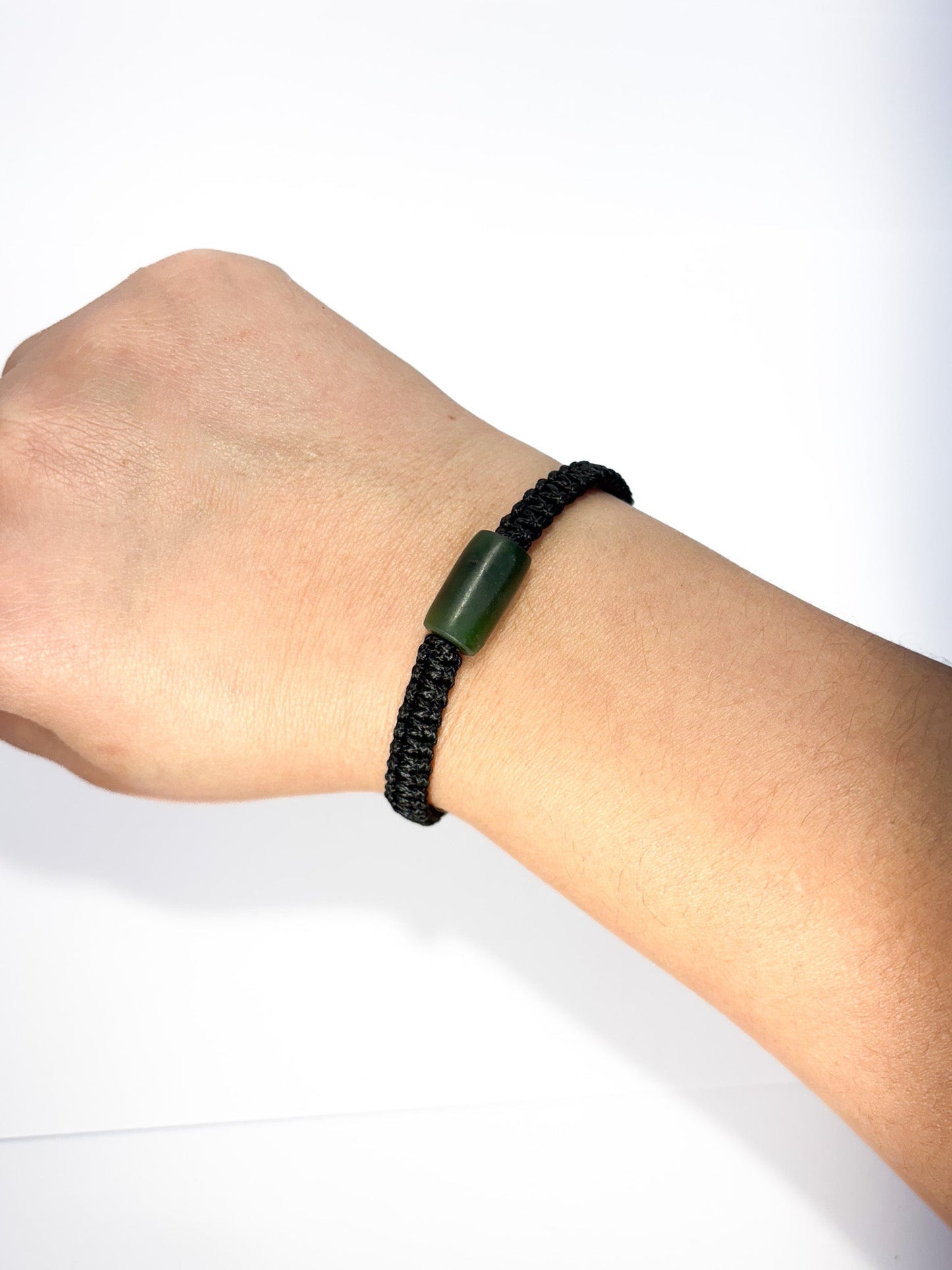 New Zealand Pounamu bead Bracelet (Large)