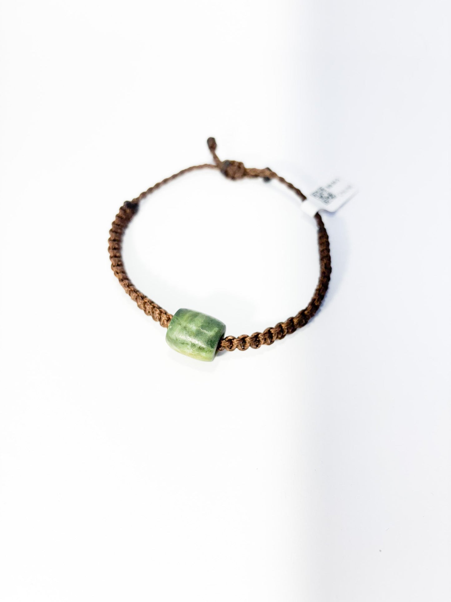 New Zealand Pounamu bead Bracelet (Medium)