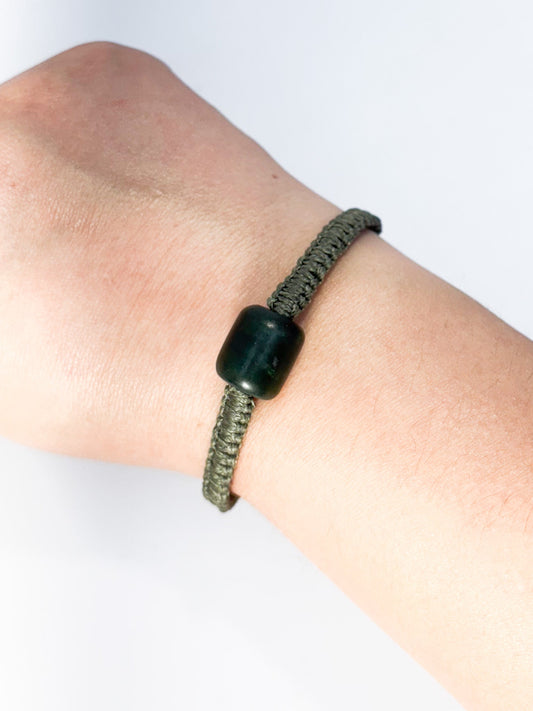 Pounamu Bracelet on white backdrop