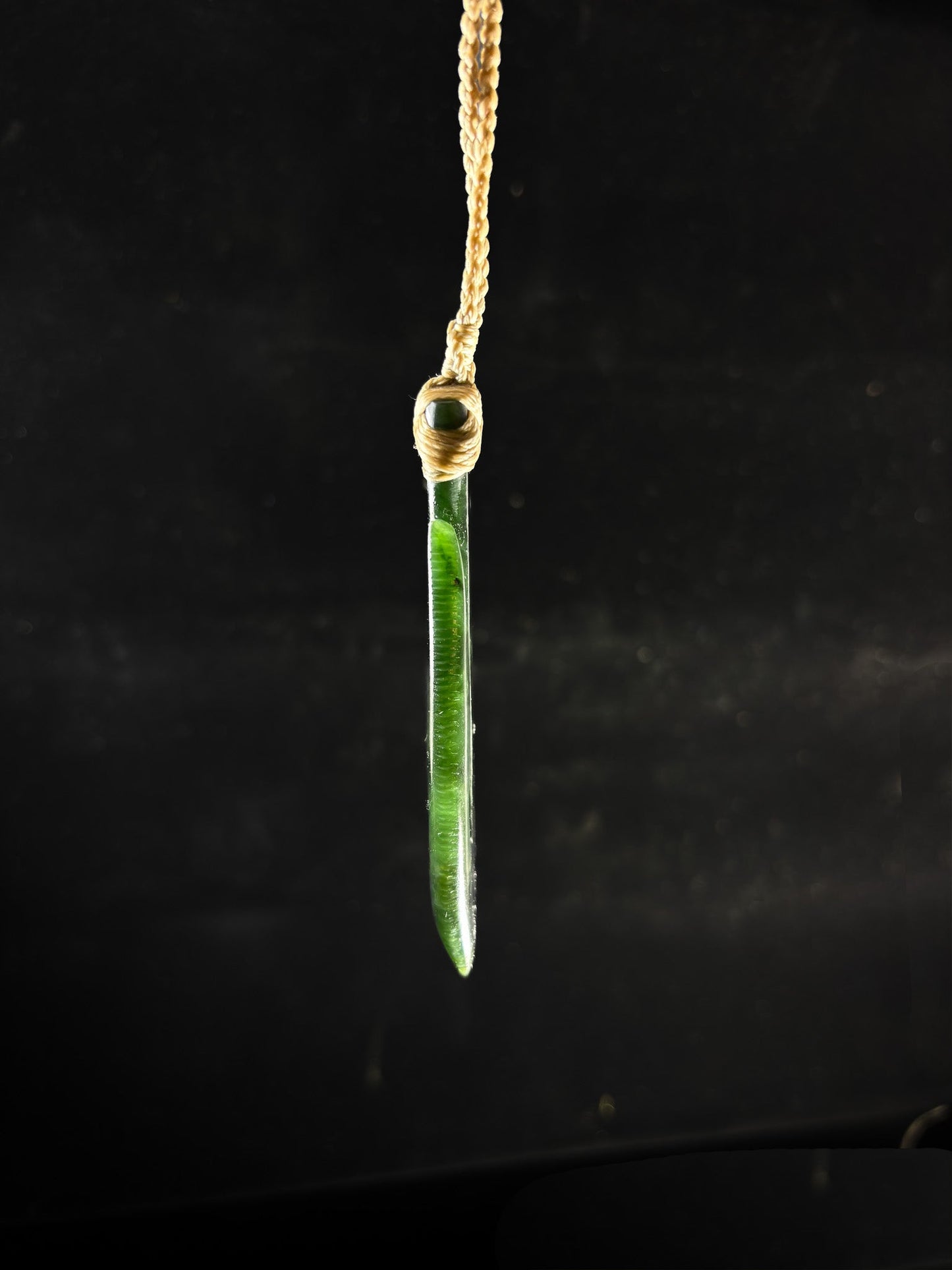 New Zealand Pounamu Kahurangi Fishhook (Large)
