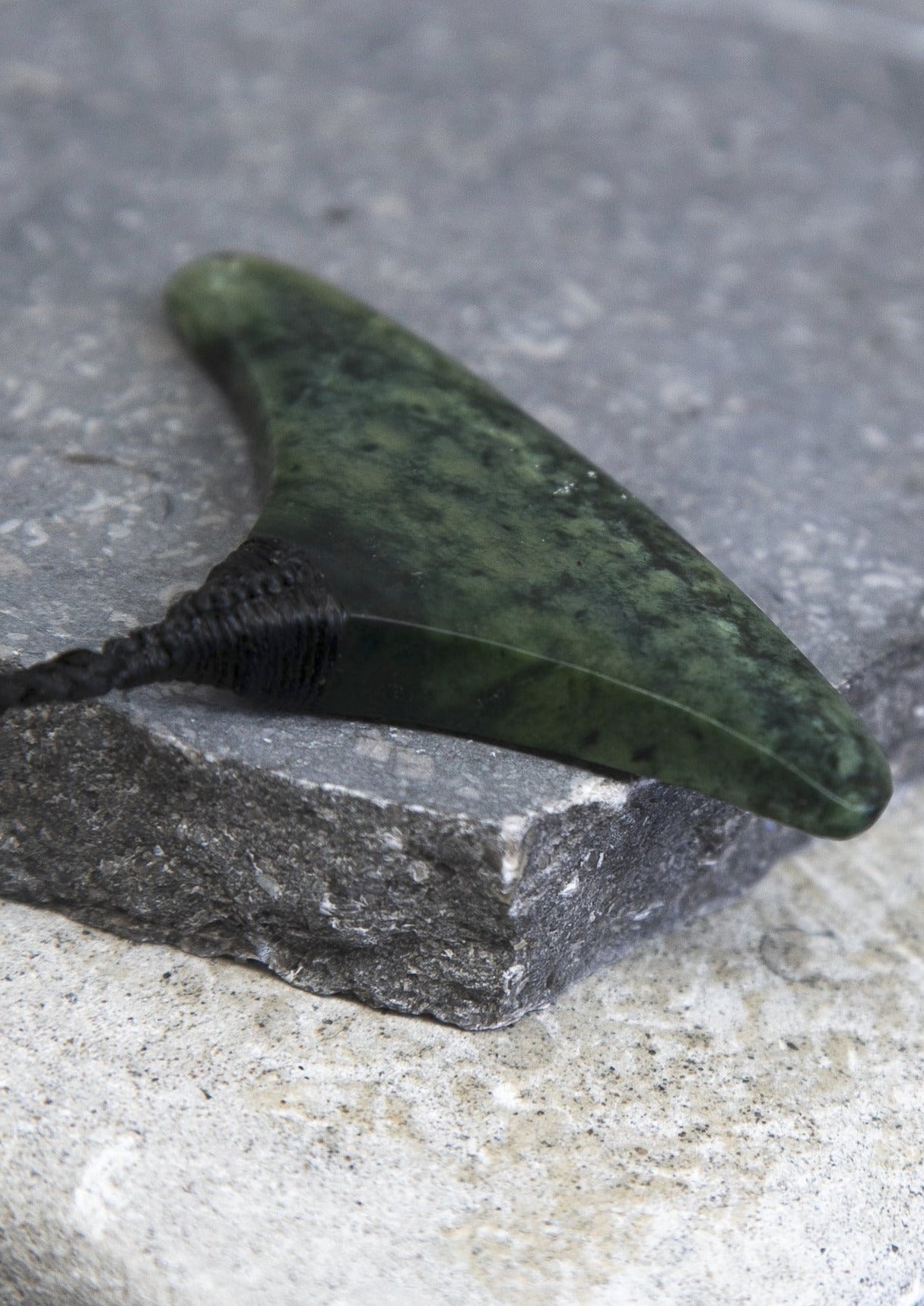 Roimata meaning tear (of crying), grief and renewed life. This taonga embodies the energy of healing, shared emotions, empathy, and connectivity to the land.
