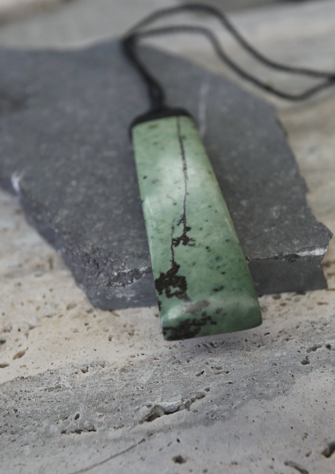 Hei Toki Pounamu Aotearoa New Zealnd Greenstone PAIR (1 of 2)
