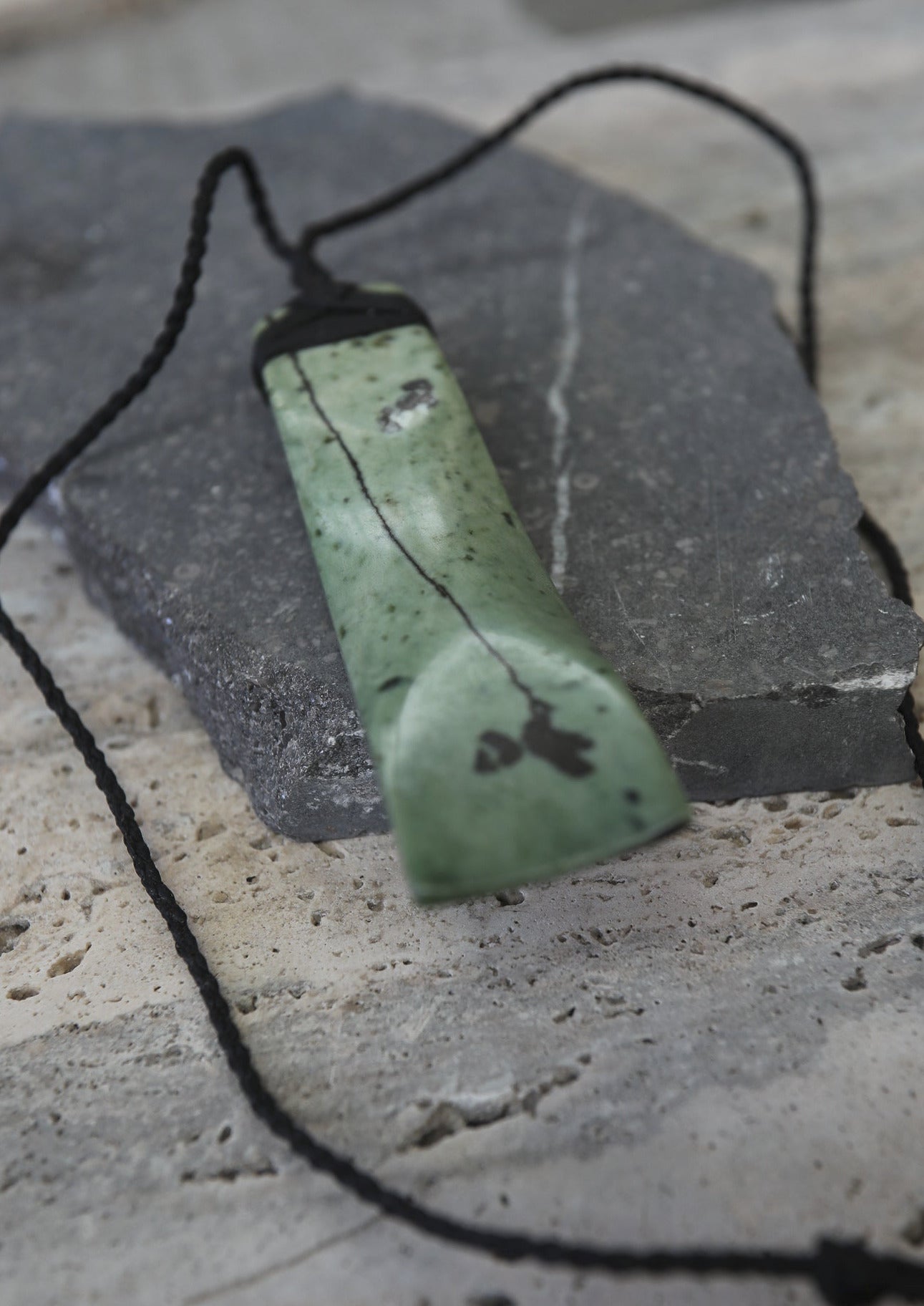 Hei Toki Pounamu Aotearoa New Zealnd Greenstone PAIR (1 of 2)