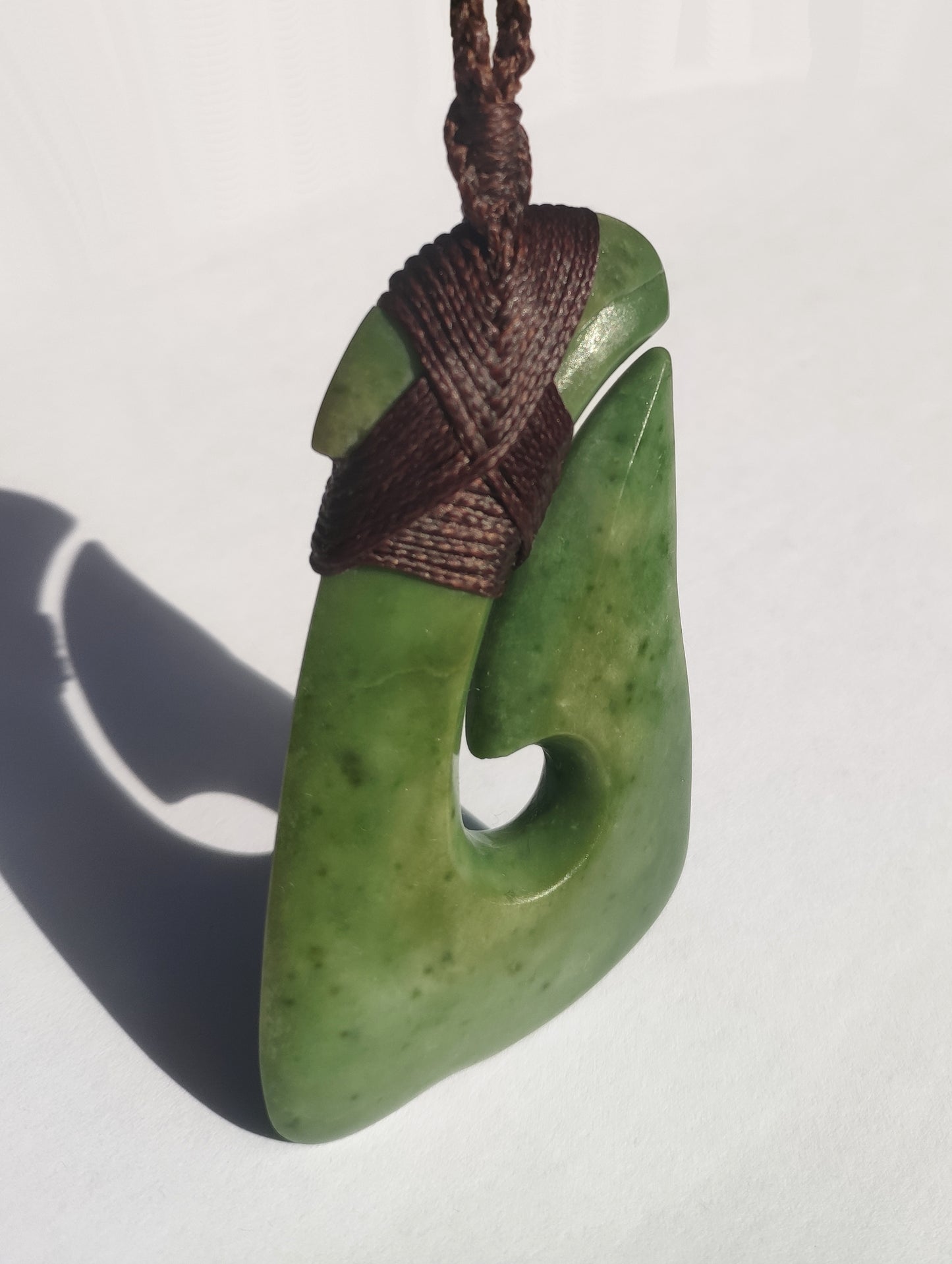 Hei Matau Pounamu New Zealand Greenstone (Med)