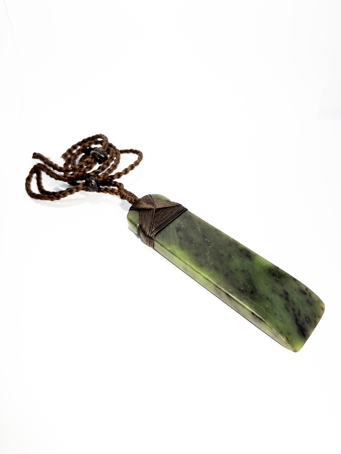 Large New Zealand Aohunga Pounamu Hei Pendant