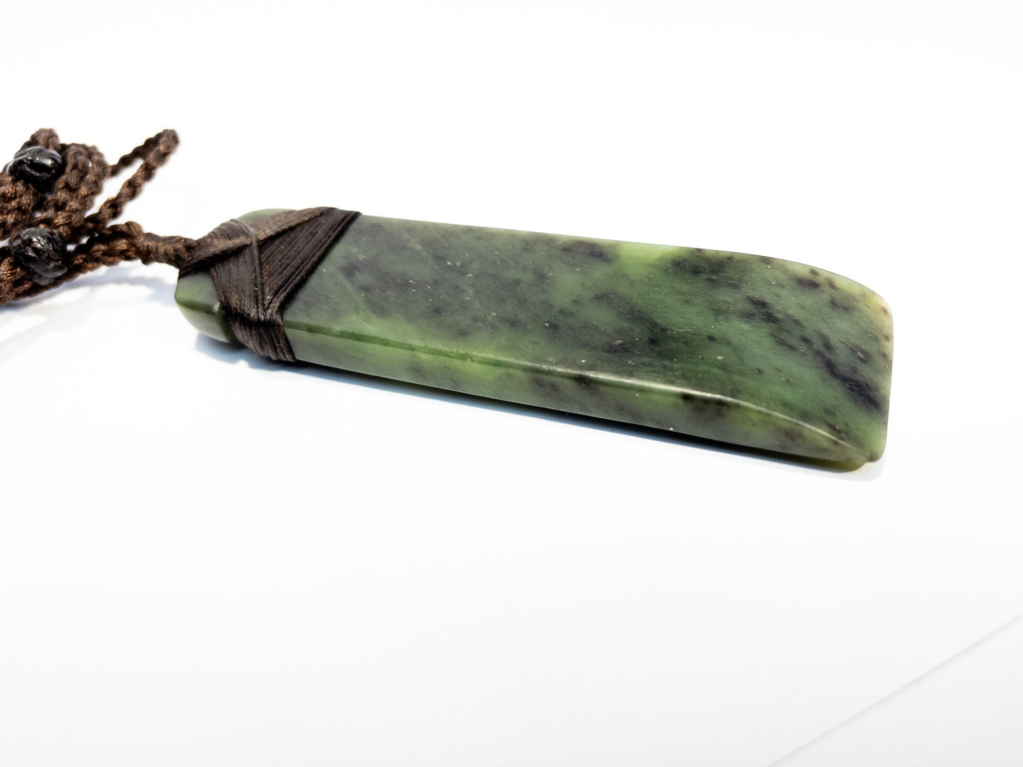 Large New Zealand Aohunga Pounamu Hei Pendant