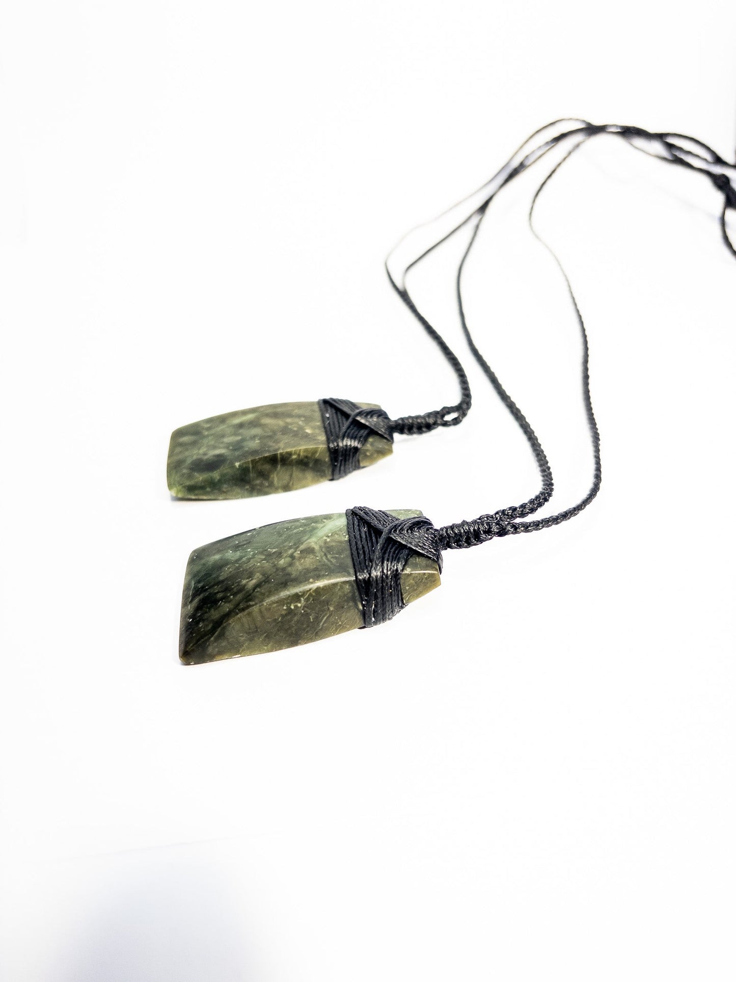 Small Large New Zealand Pounamu Hei Toki Twin Set