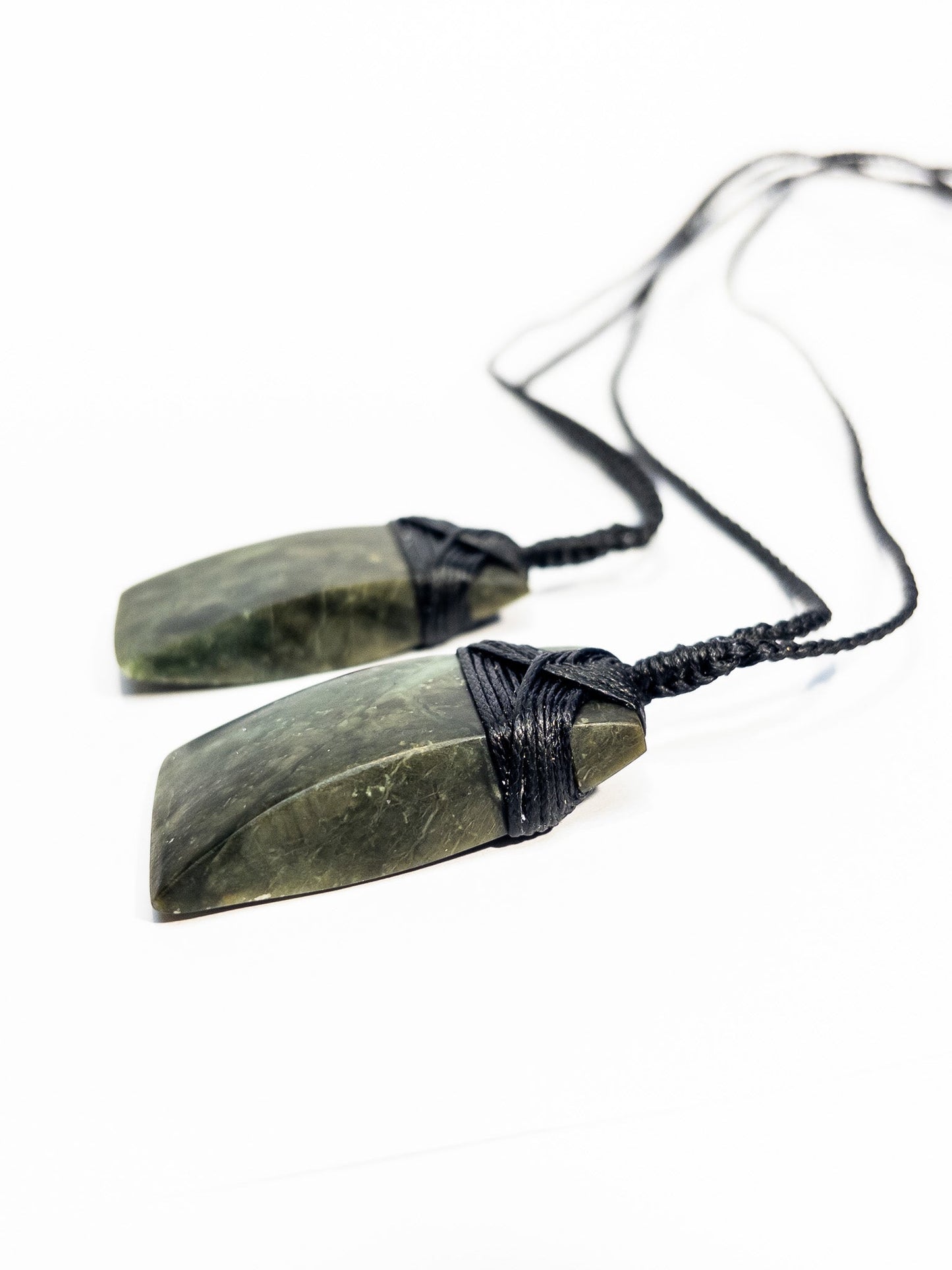 Small Large New Zealand Pounamu Hei Toki Twin Set