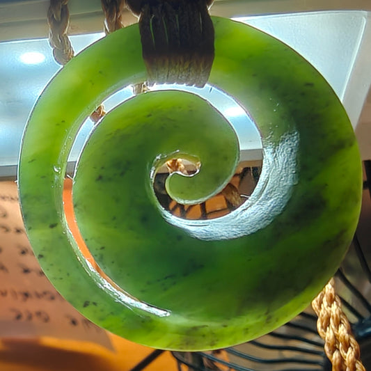 Open Koru  Certified Ngai Tahu Poutini Pounamu