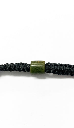 Adjustable Woven Pounamu Bracelet New Zealand Greenstone