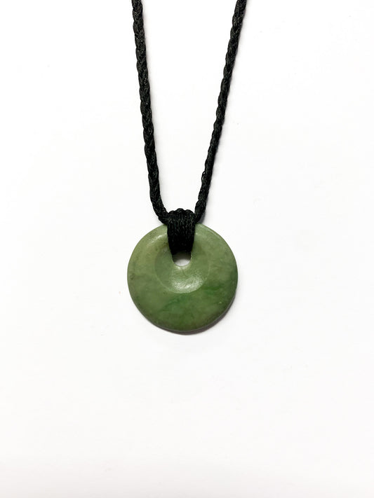 Mini Raukaraka Porowhita Pendant New Zealand Greenstone