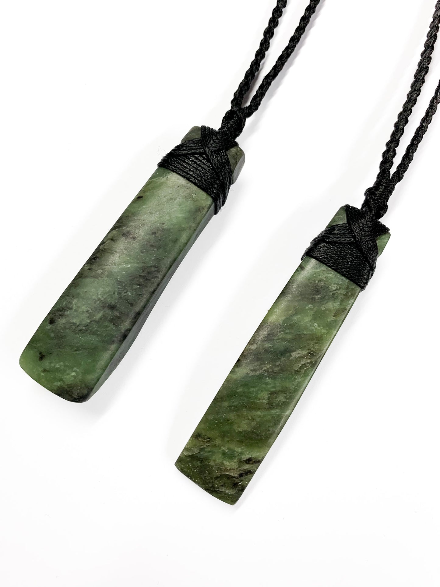 2-Piece - Twin set Hei Toki Blades Totoweka Pounamu Pendants