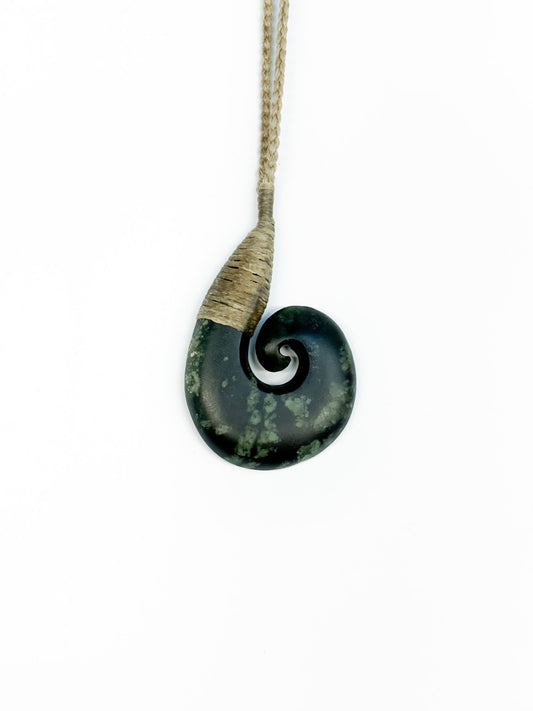 Hei Matau Small Large Takaka Pounamu Pendant