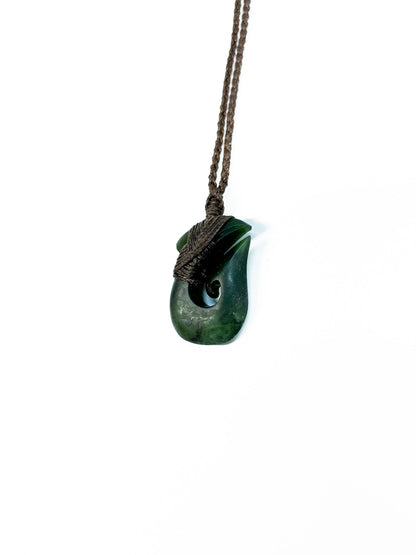 Hei Matau Extra Small Kawakawa Pounamu Pendant