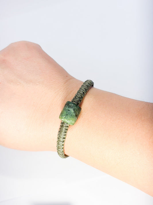 Pounamu Bracelet on white backdrop